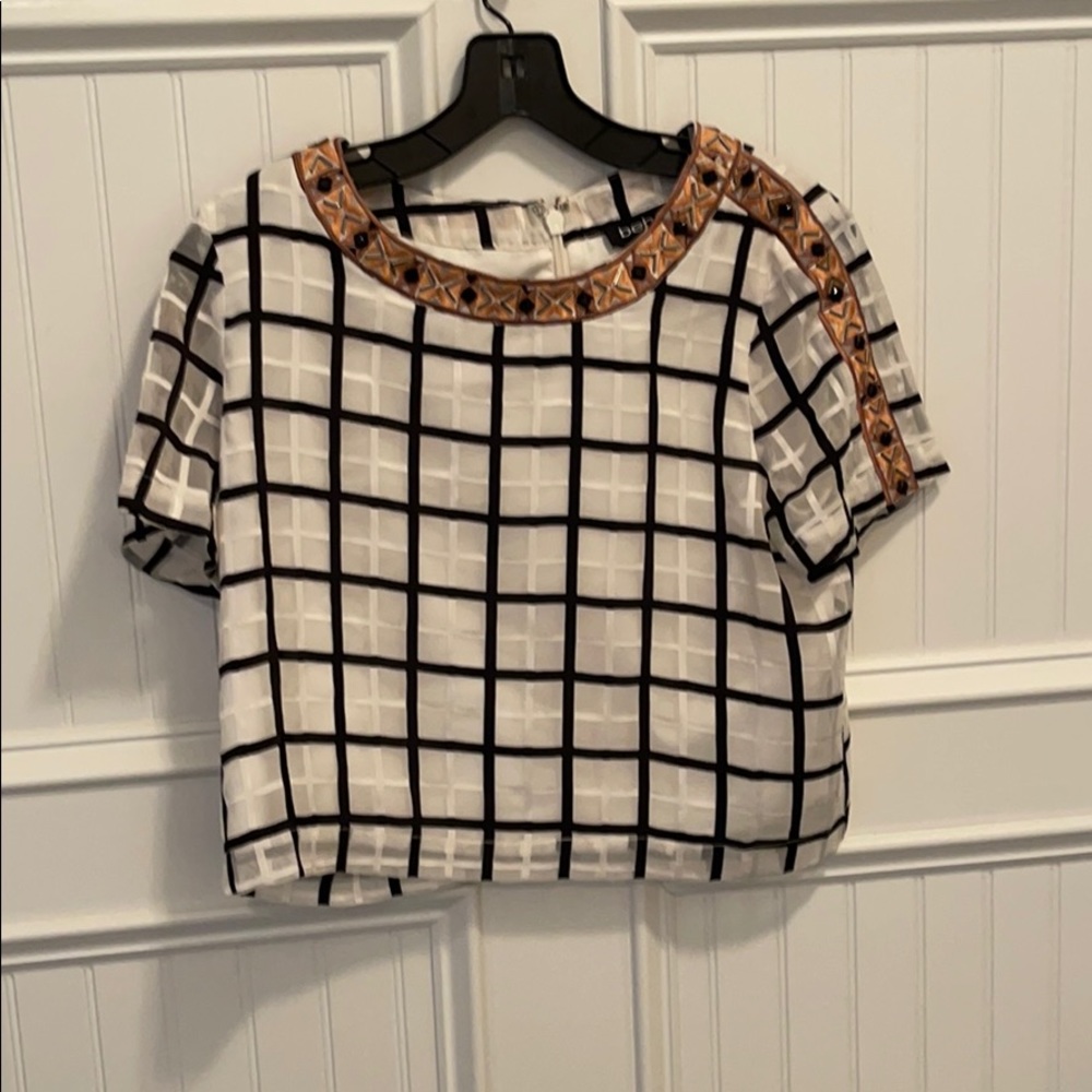 Moving sale! Bebe embellished crop top